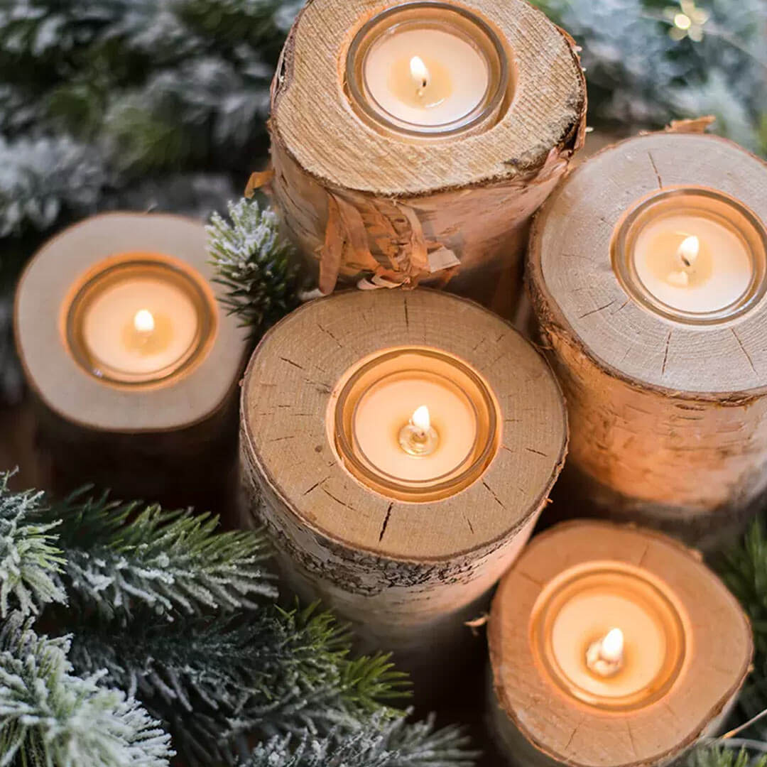 Birch Branch Candle Holders