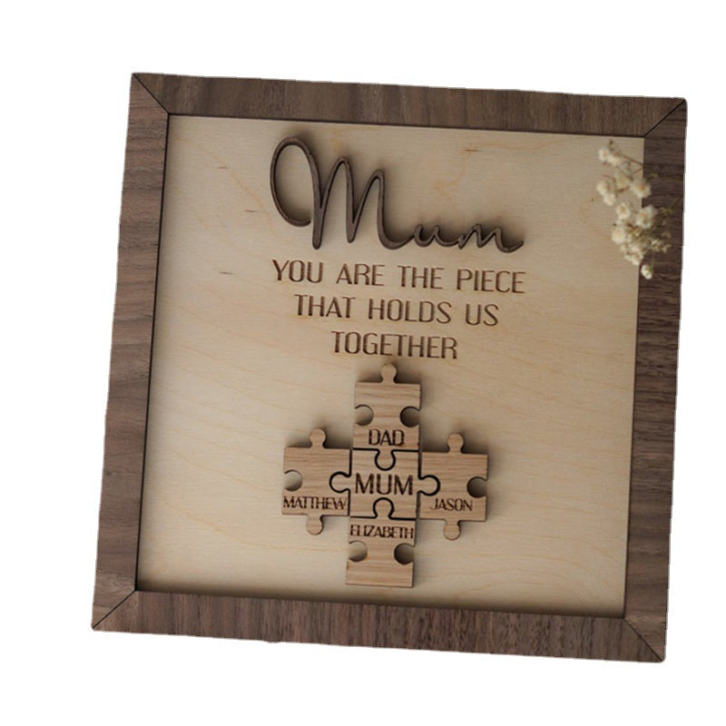 Handmade Personalized Puzzle Piece