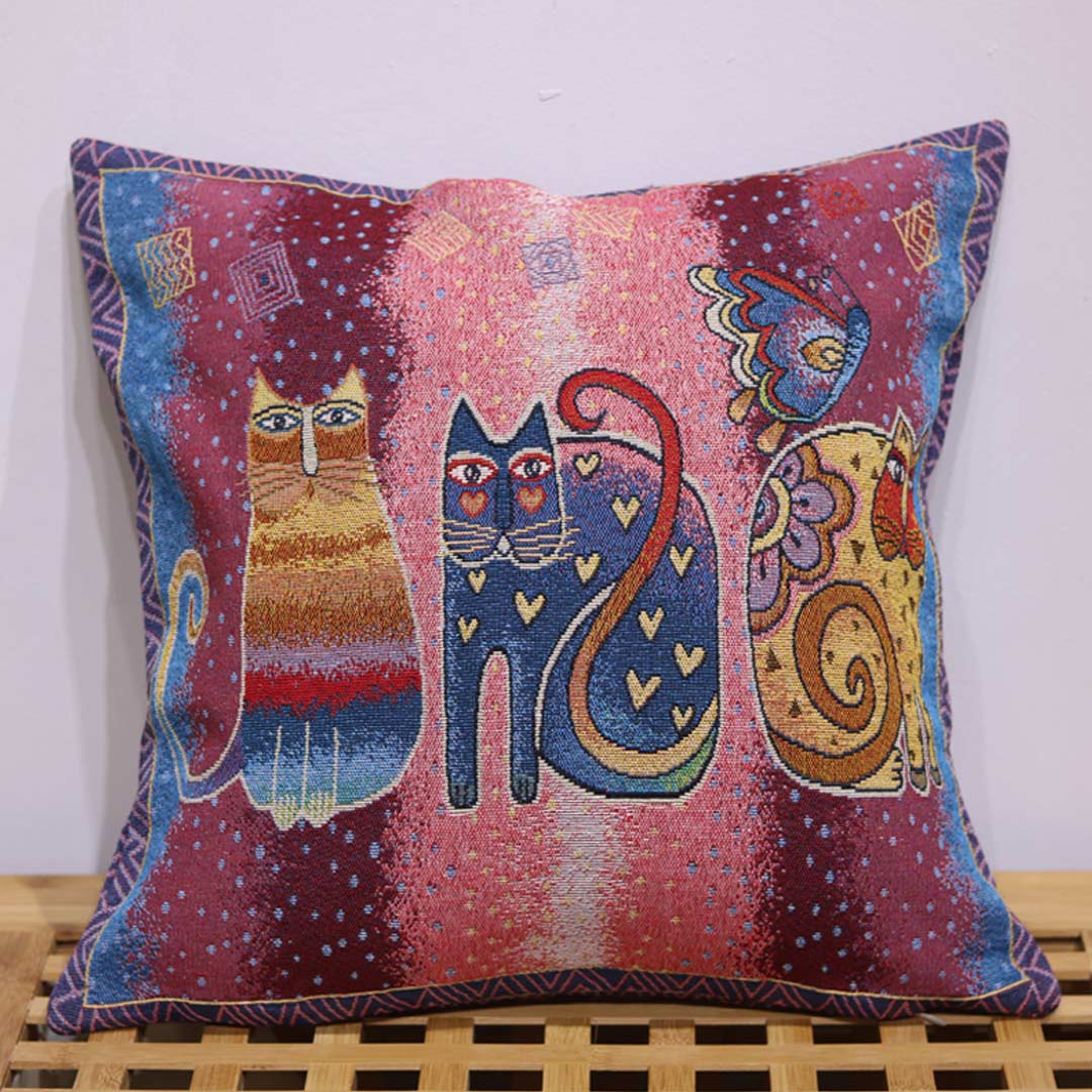 Housses de coussin d'art de broderie