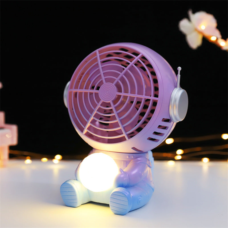 USB Spaceman Fan with Light