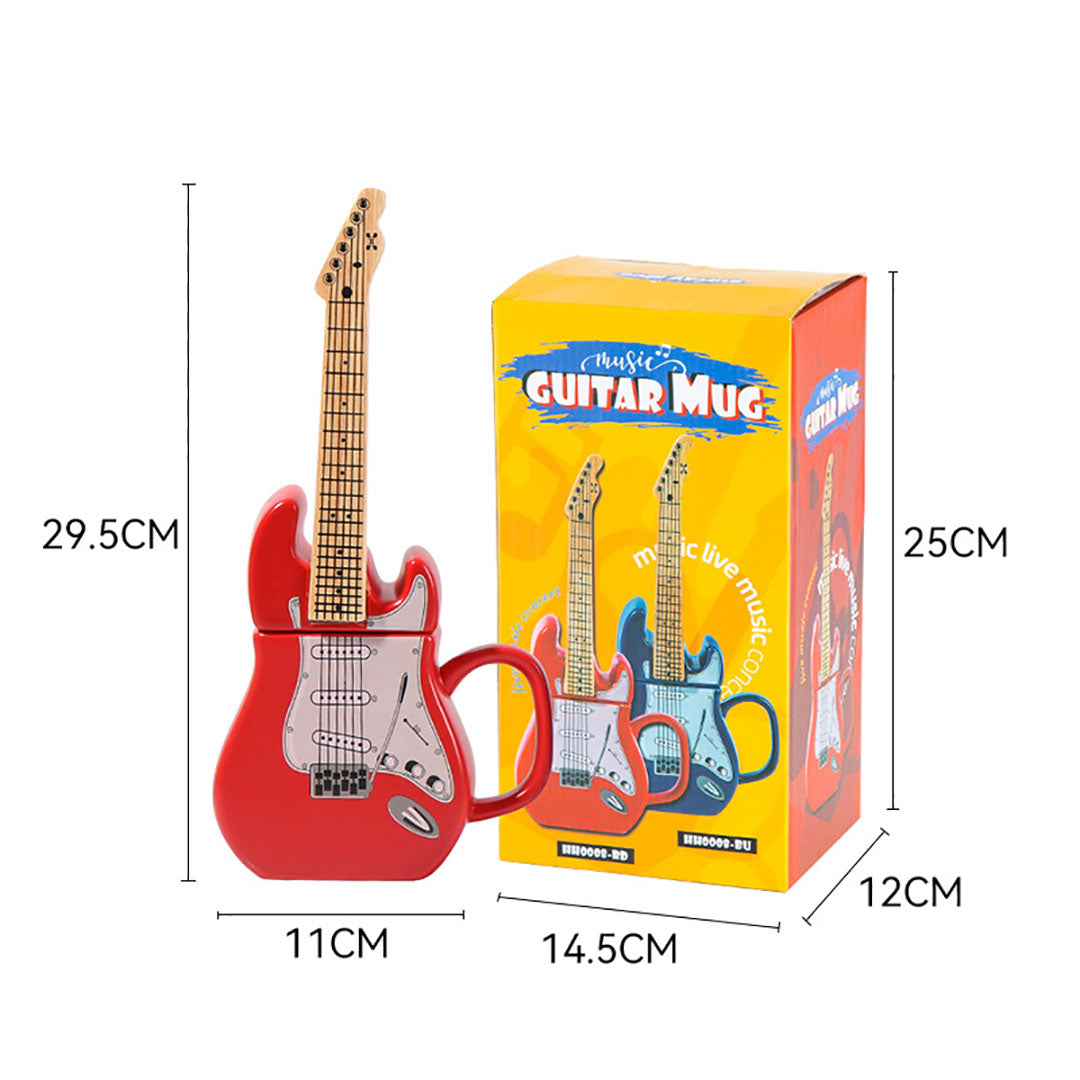 Kreative 3D-Gitarren-Kaffeetasse