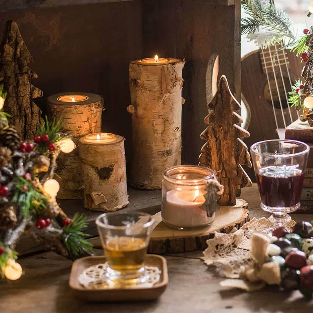 Birch Branch Candle Holders