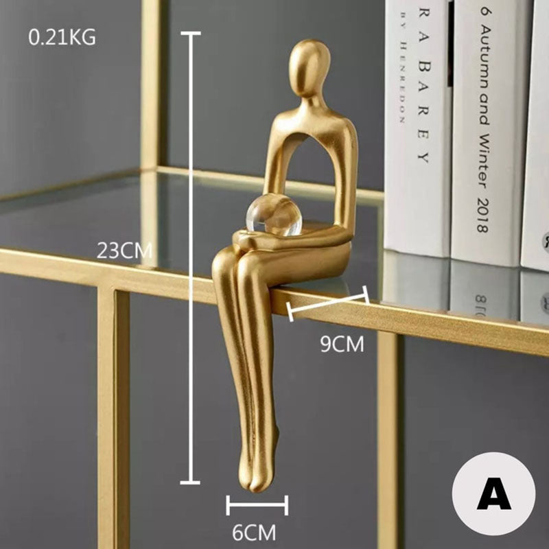 Abstract Bookshelf Decor Figurines