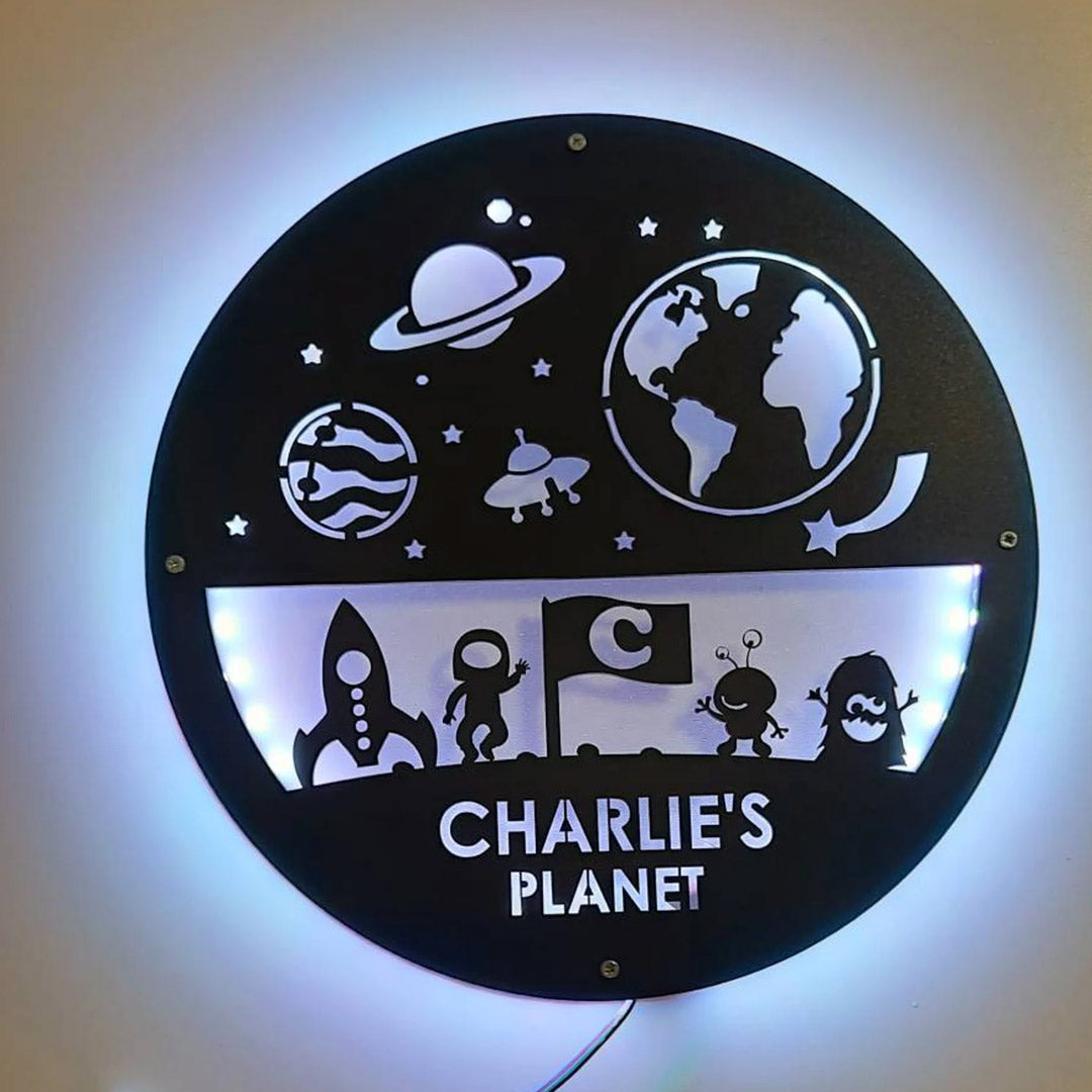 Personalized Space Night light