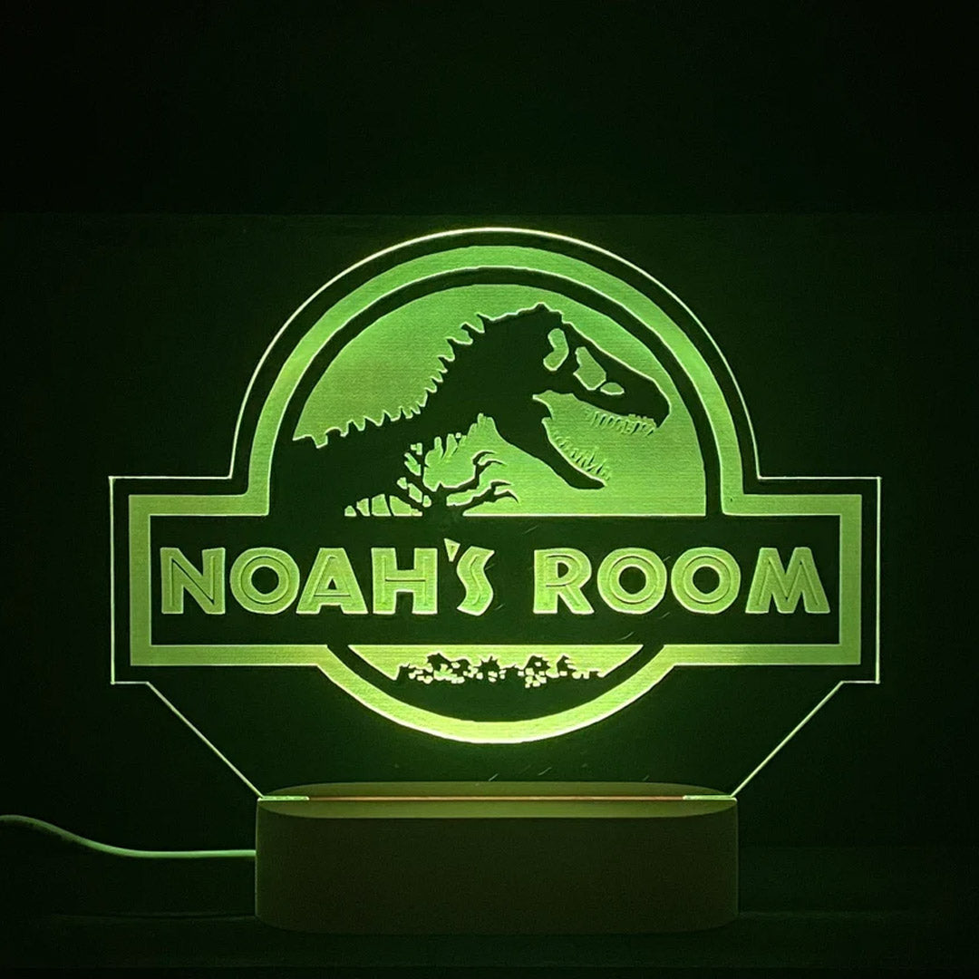 Jurassic World Personalized Night Light