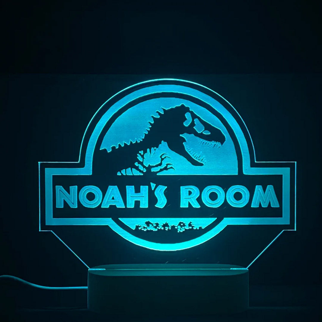 Jurassic World Personalisiertes Nachtlicht