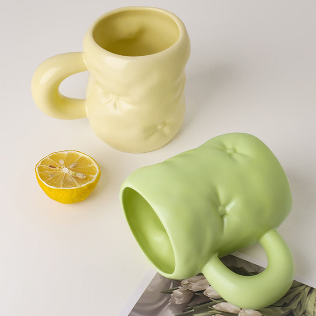 Taza de cerámica creativa