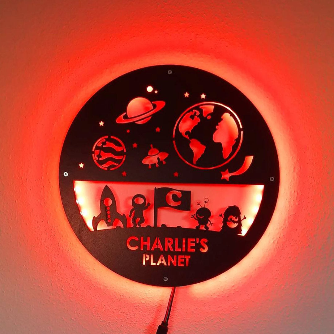 Personalized Space Night light