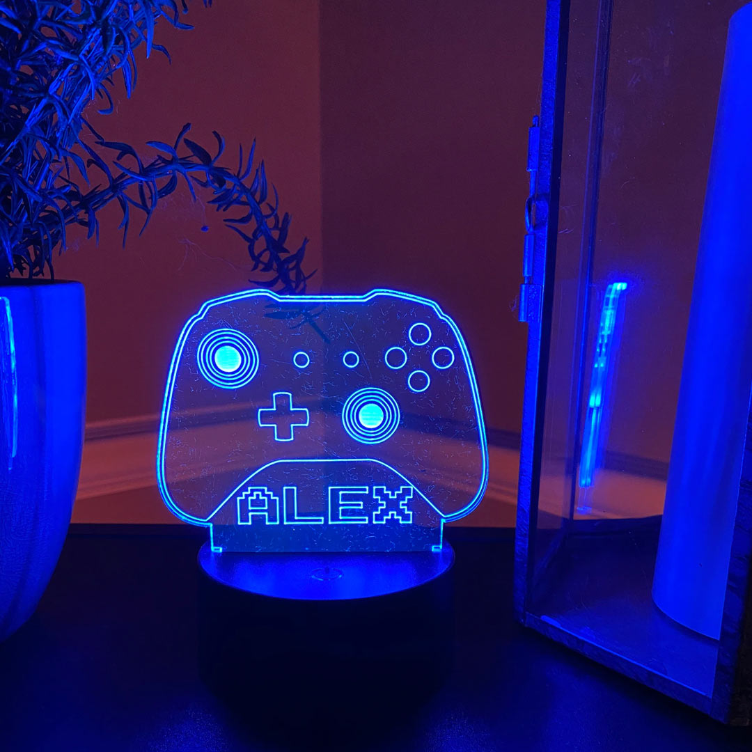 Luce notturna 3D personalizzata per controller box