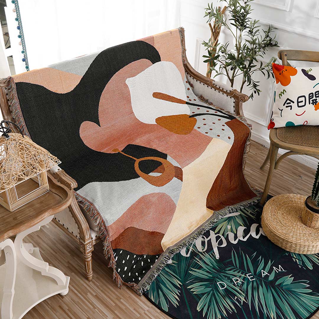 Bohemian bedruckte Decke
