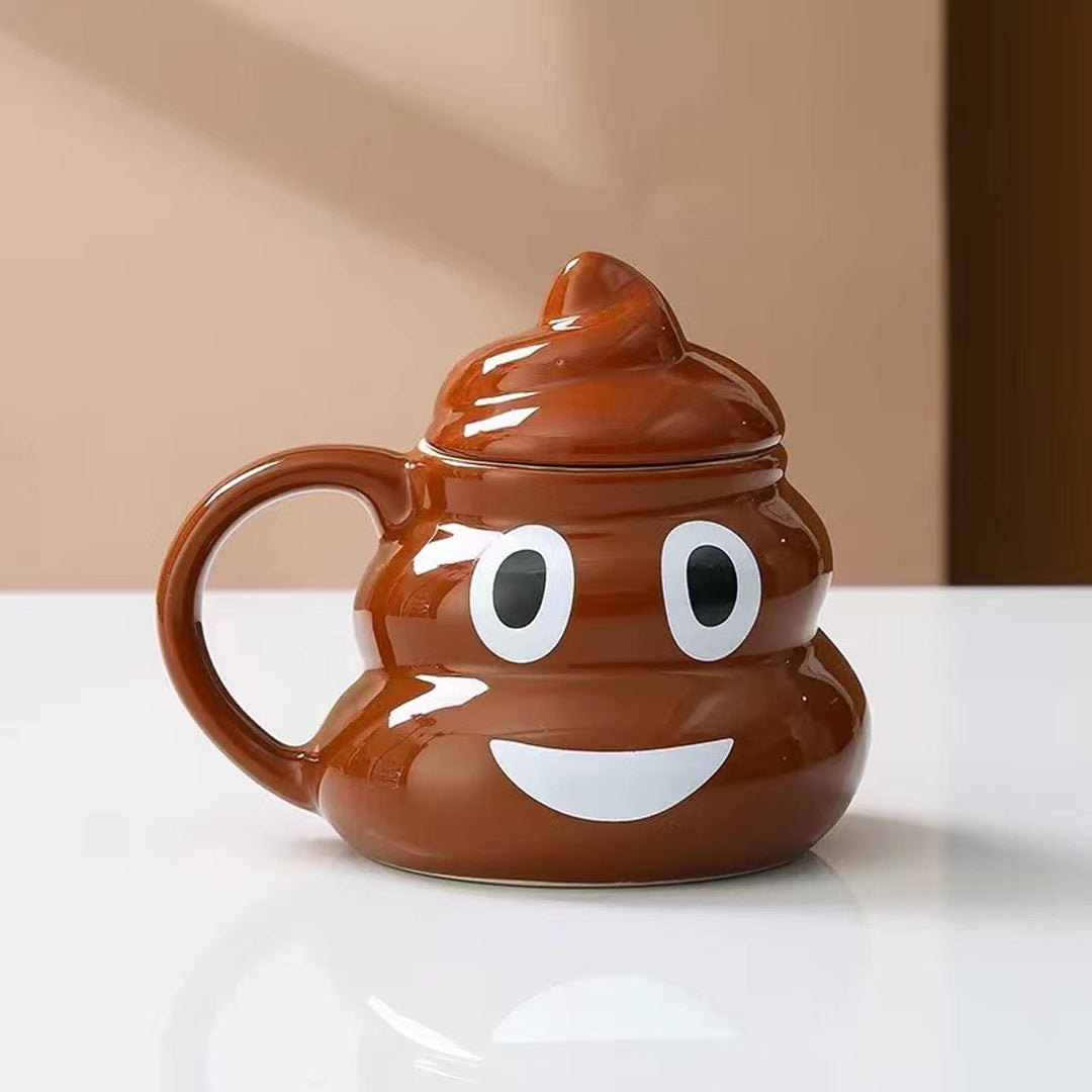 Funny Ceramic Cute Poop Emoji Mug