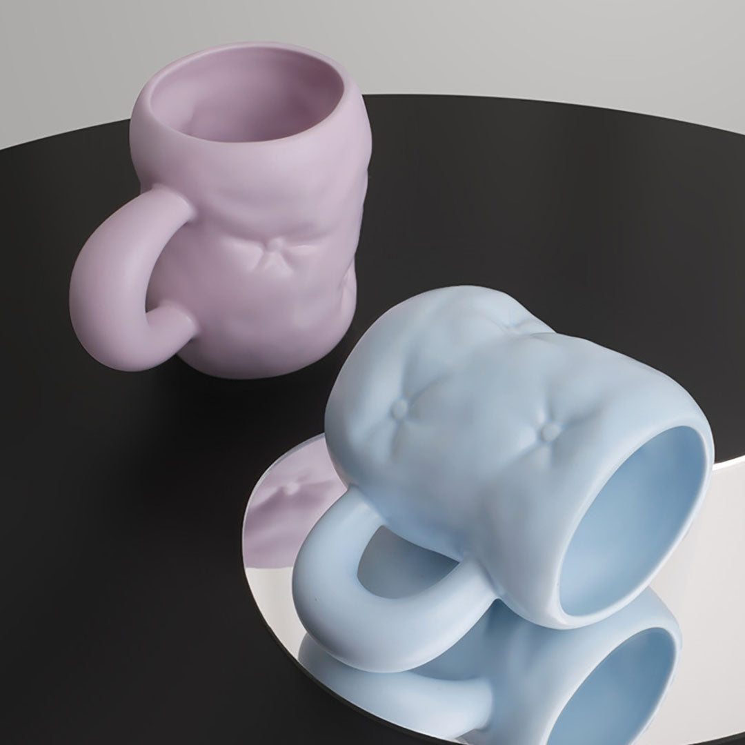 Taza de cerámica creativa