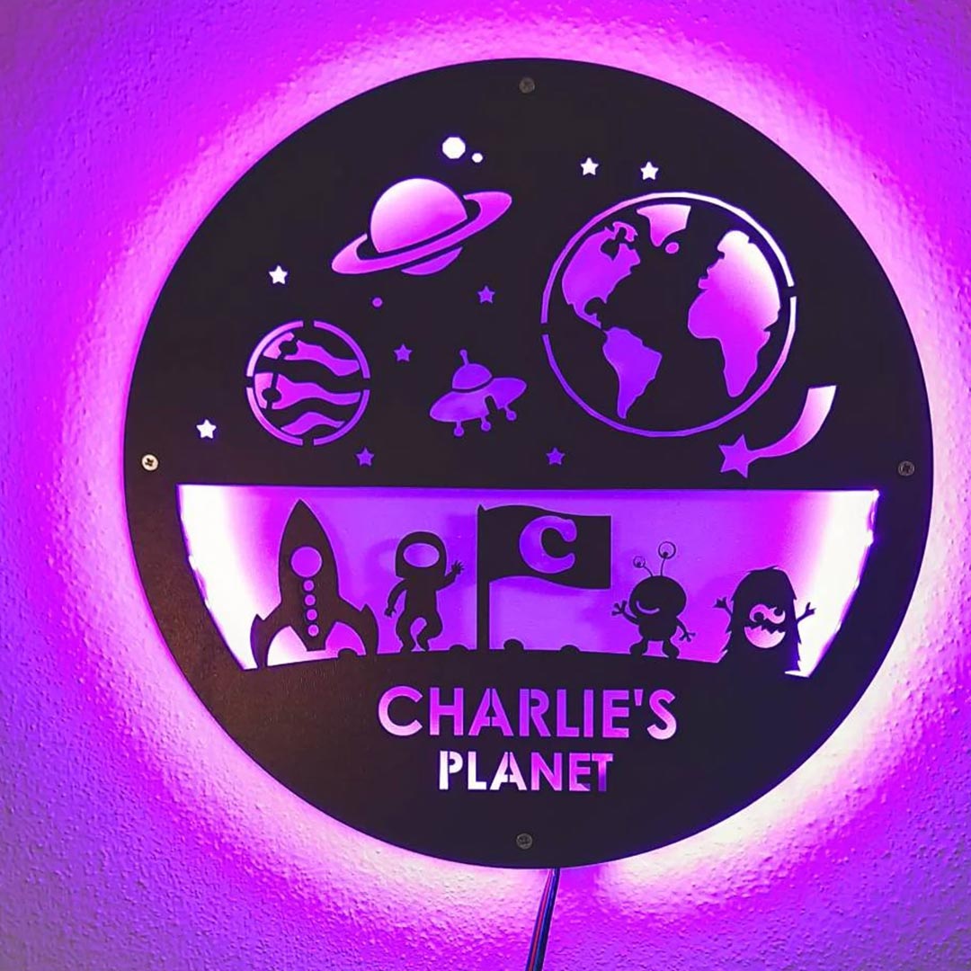 Personalized Space Night light