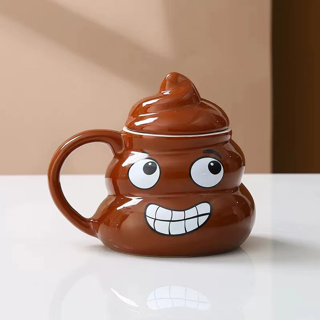 Funny Ceramic Cute Poop Emoji Mug