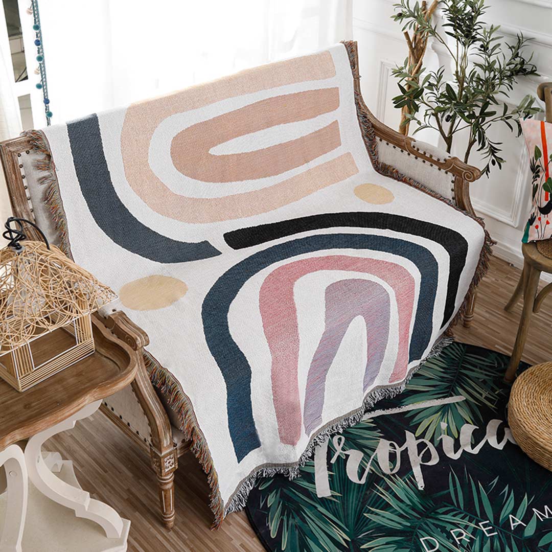 Bohemian bedruckte Decke