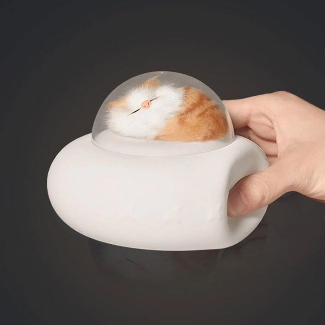 Lámpara de nave espacial para mascotas con gato o perro