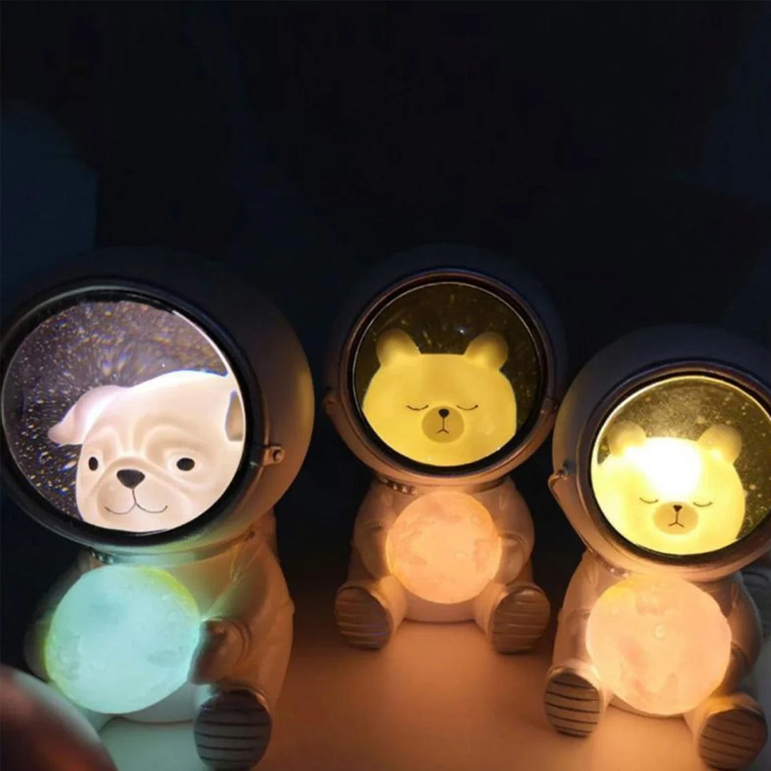 Cute Animal Astronaut Night Lights