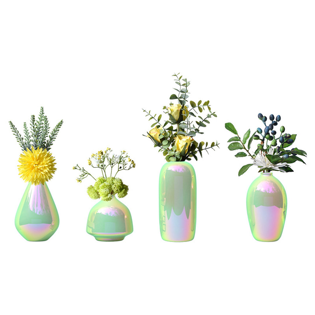 Kreative Regenbogen-Keramikvase