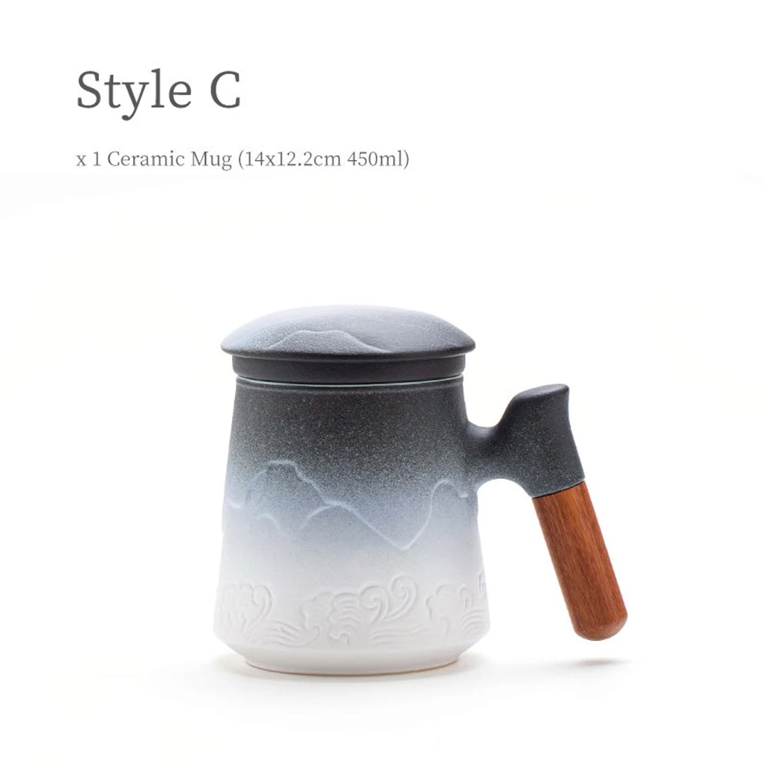 Tasse à thé en céramique avec infuseur