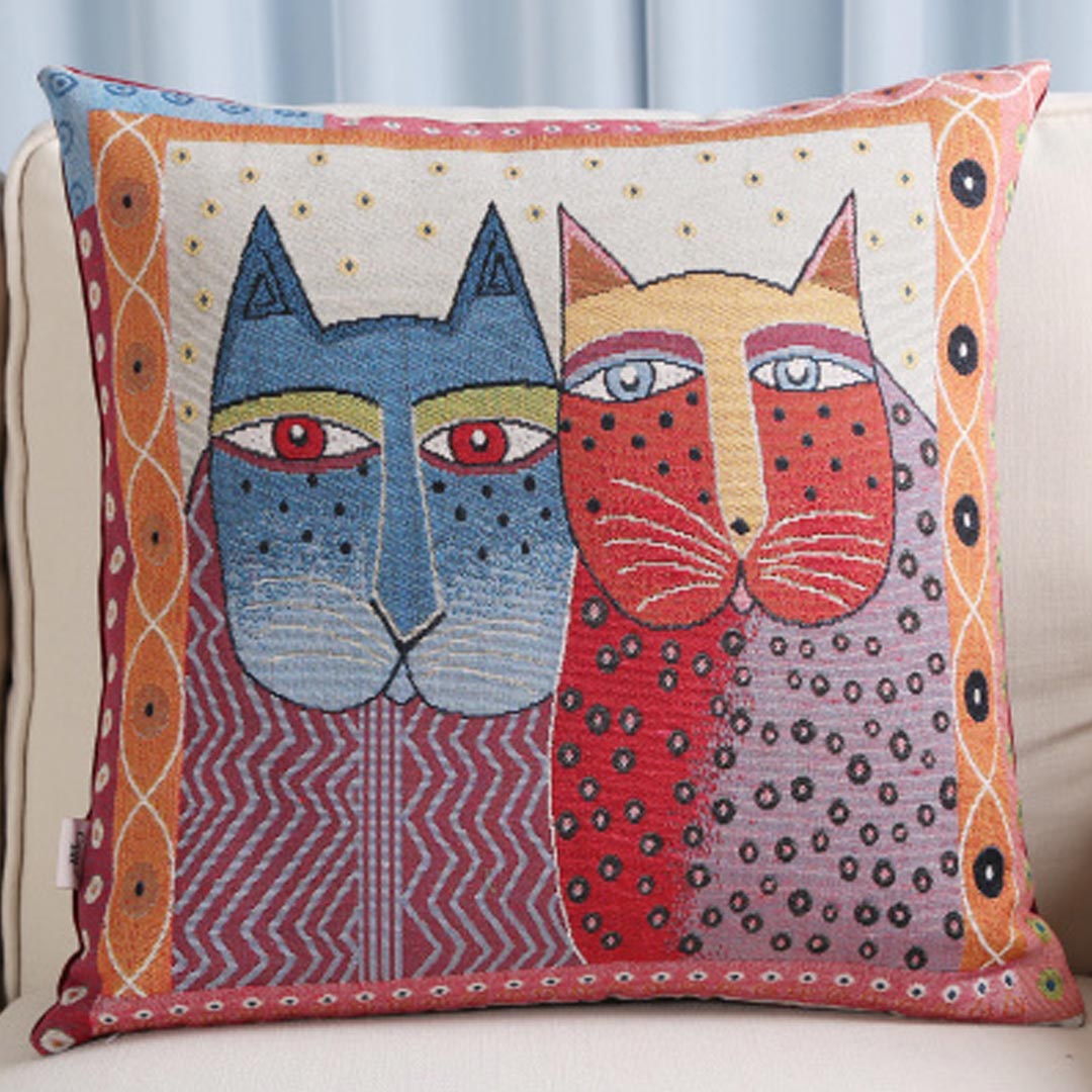 Housses de coussin d'art de broderie