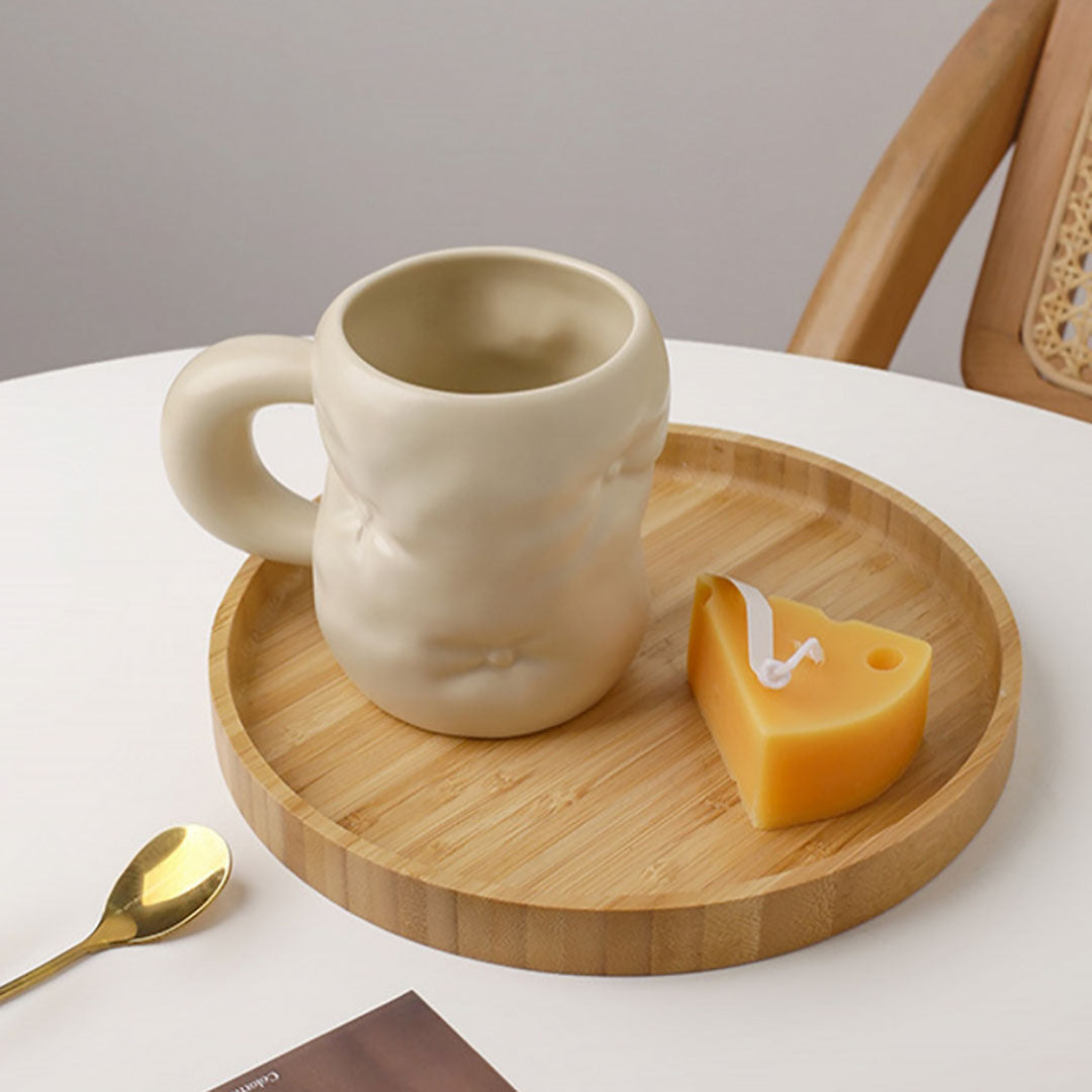 Taza de cerámica creativa