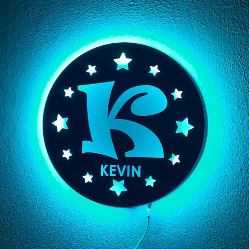 Personalized Name Letter Night Light