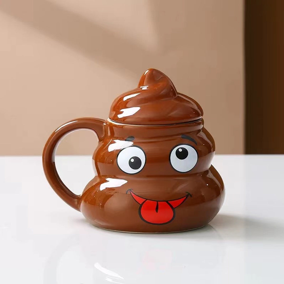 Funny Ceramic Cute Poop Emoji Mug