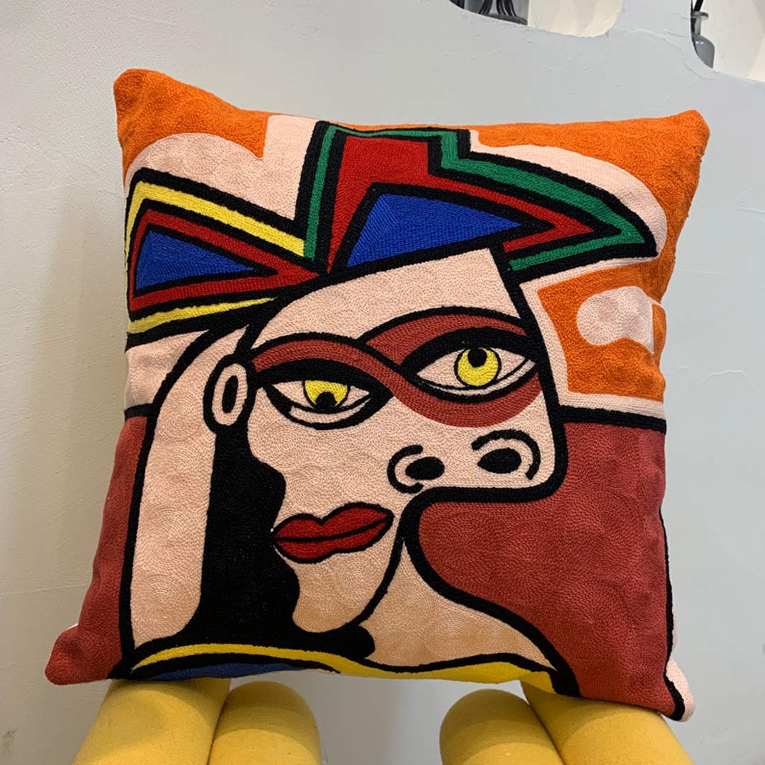 Taies d'oreiller d'art abstrait moderne (0215)