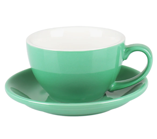 Tazas de café coloridas de cerámica