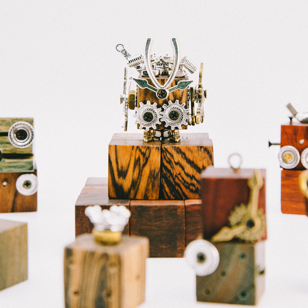 Original handmade steampunk robot