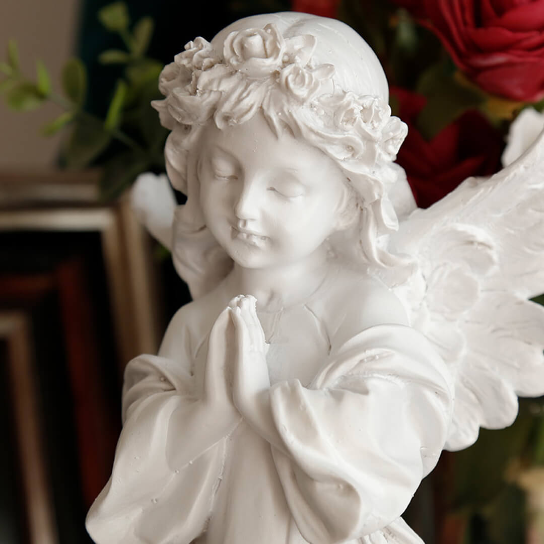 Vintage Pious Praying Angel Decoration