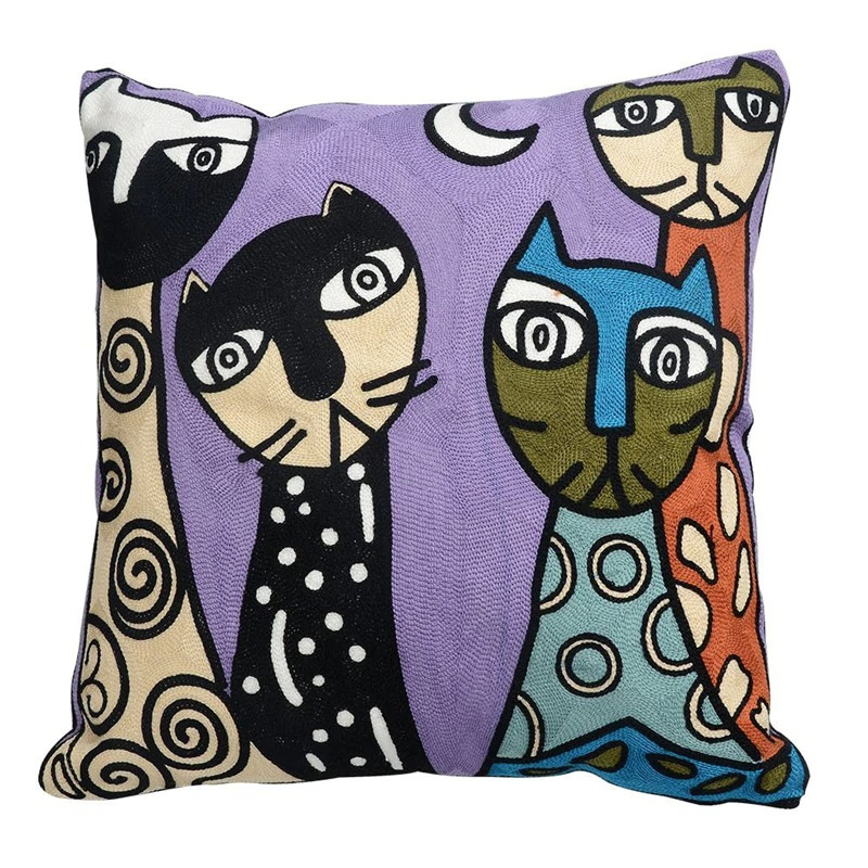 Taies d'oreiller d'art abstrait moderne (0215)