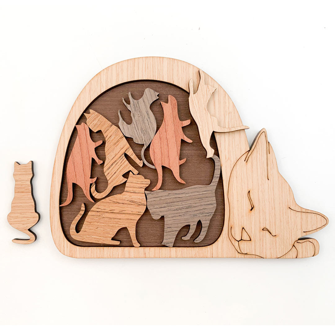 Cute Cat Educational Toy Puzzle