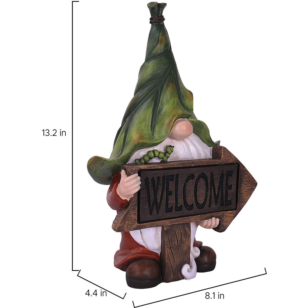 Garden Gnome Solar Statue