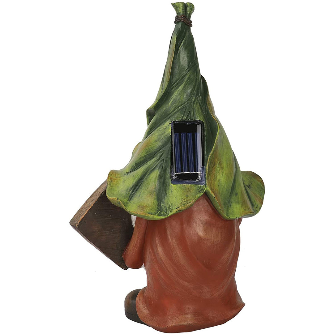 Garden Gnome Solar Statue
