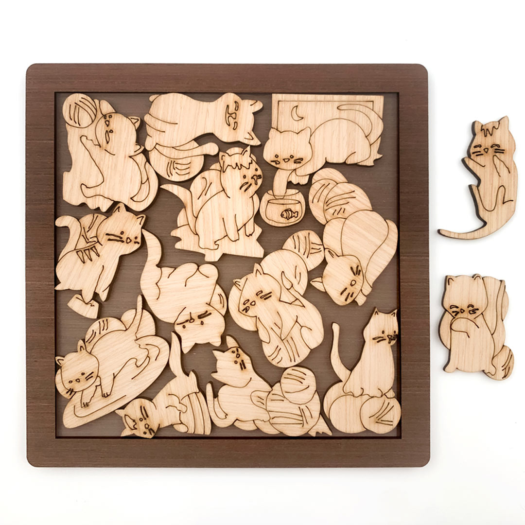 Cute Cat Educational Toy Puzzle