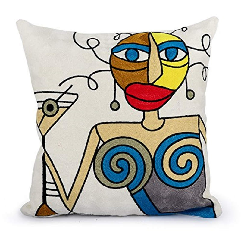 Housses de coussin d'art abstrait moderne