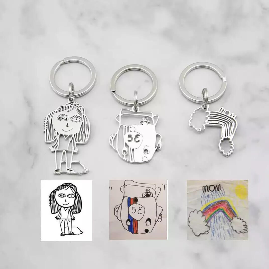 Collana da disegno personalizzata per bambini