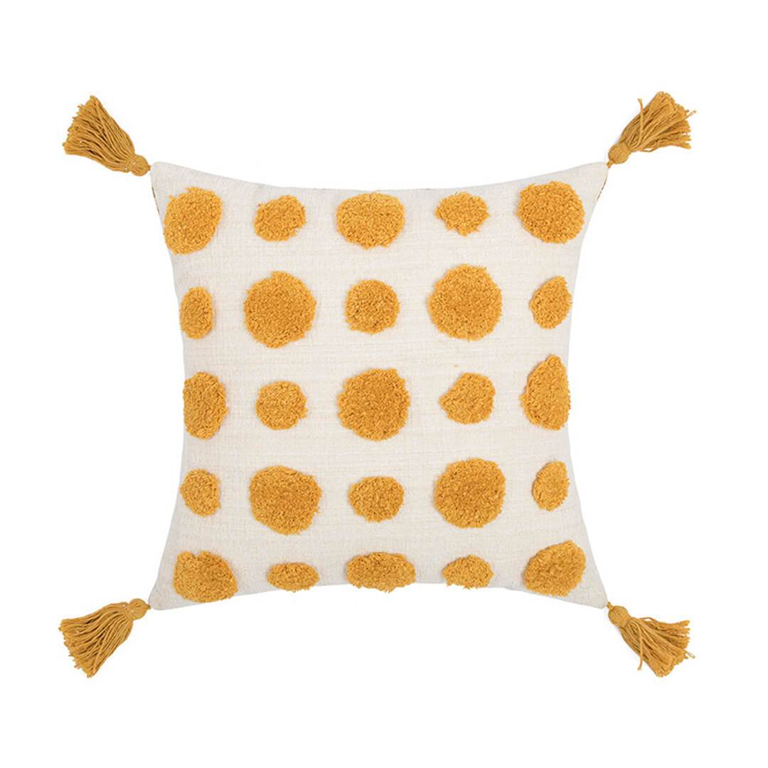 Fundas de almohadas bordadas con mechones