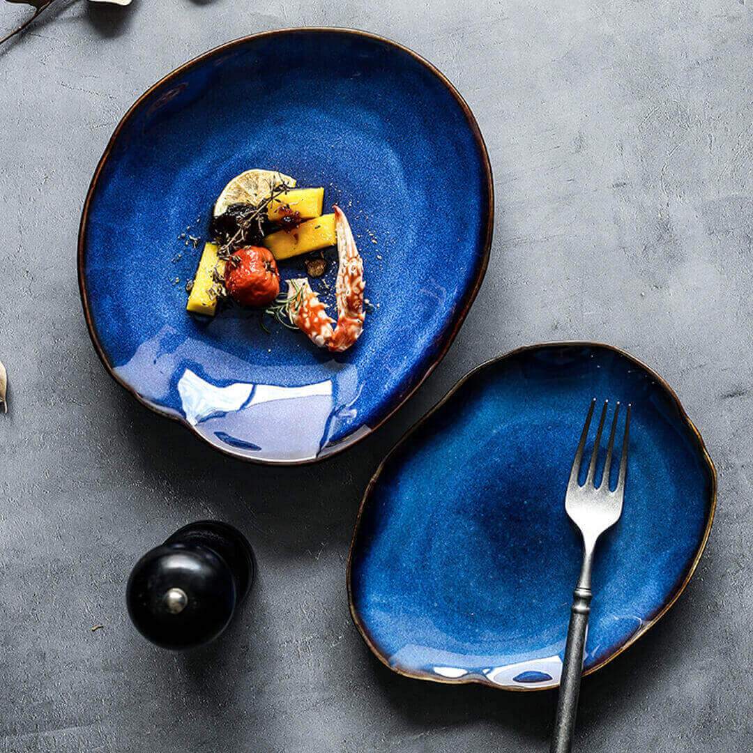 Platos llanos Ocean Waves Deep Blue