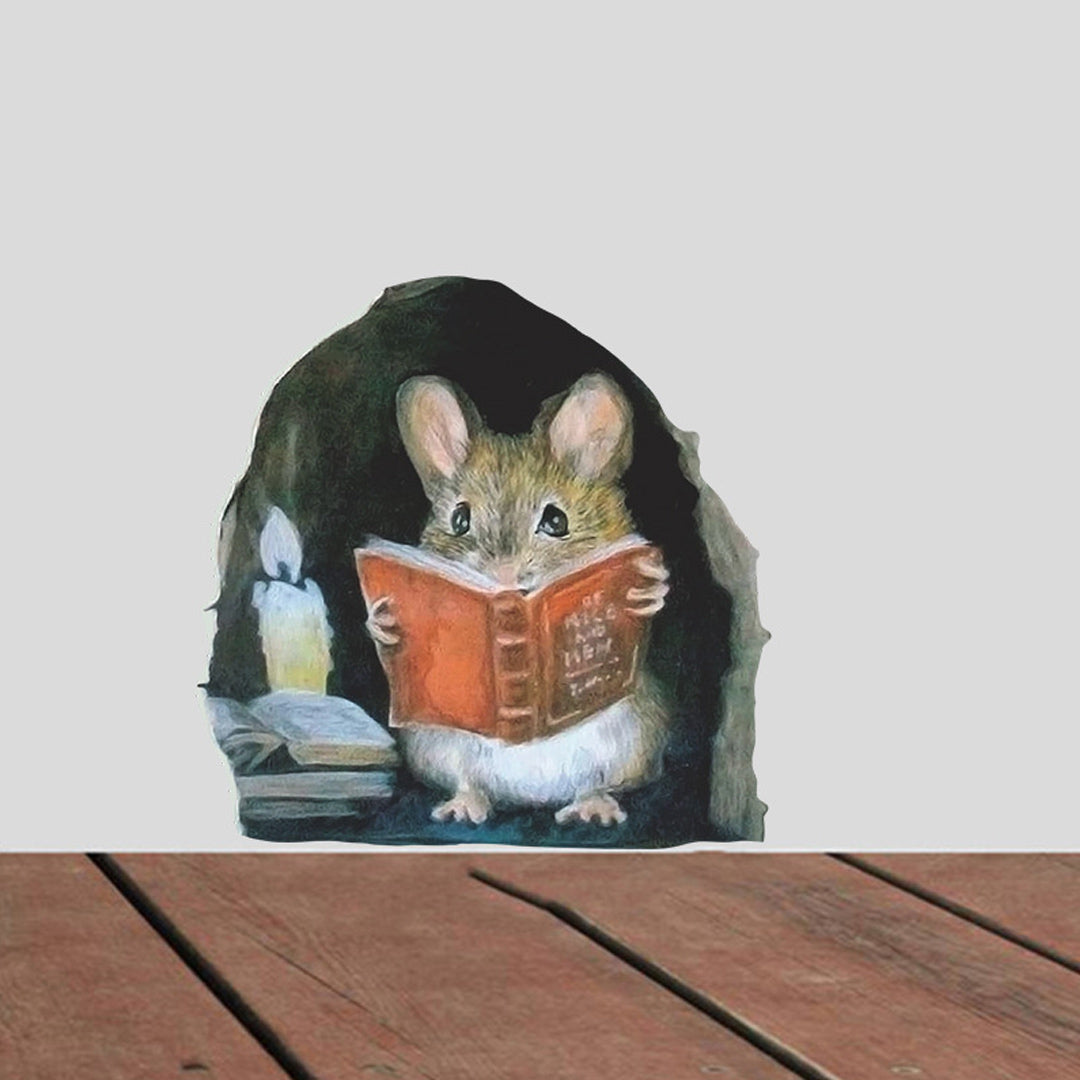 🐭🏠3D Mouse Wall Sticker