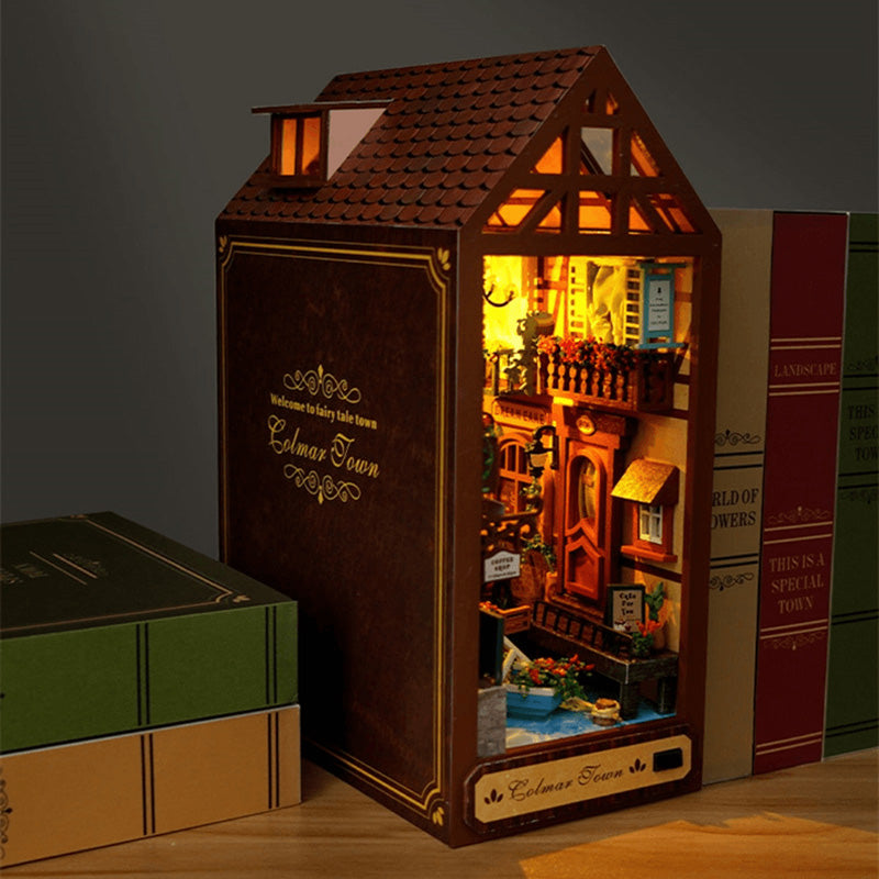Detective Agency DIY Book Nook Shelf Insert