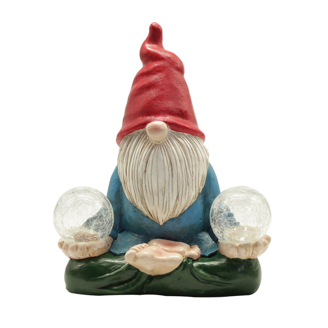 Garden Gnome Solar Statue