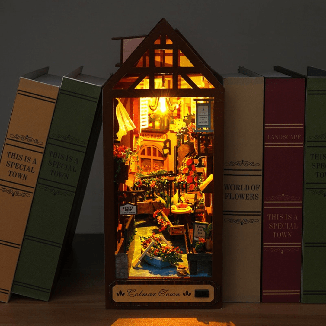 Sunshine Town 3D Wooden DIY Book Nook