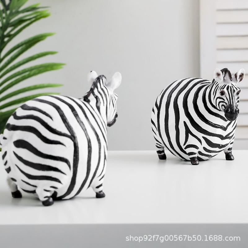 Figurines de gros zèbre