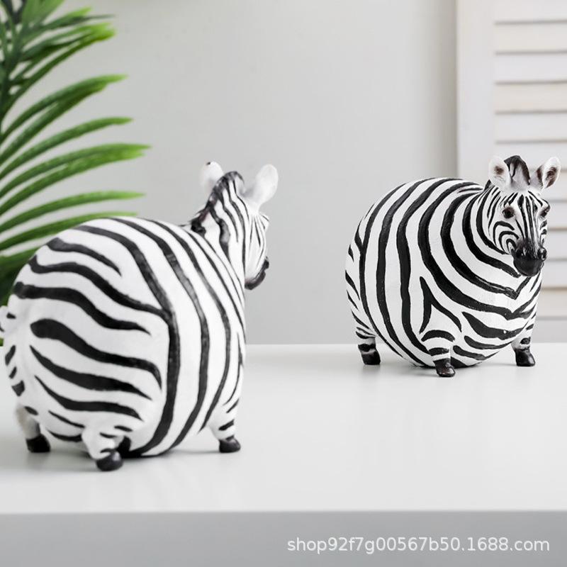 Fette Zebrafiguren
