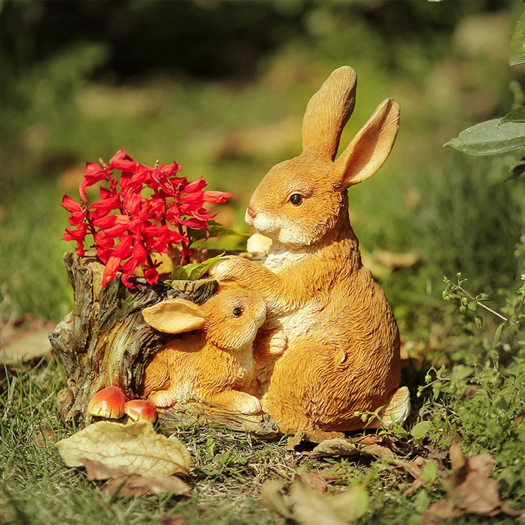 Schöne Kaninchen-Dekoration