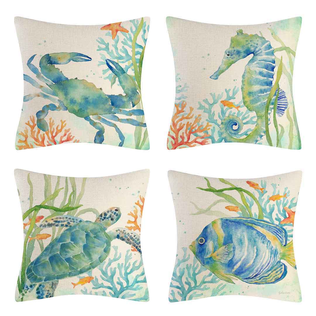 Ocean Life Cushion Covers