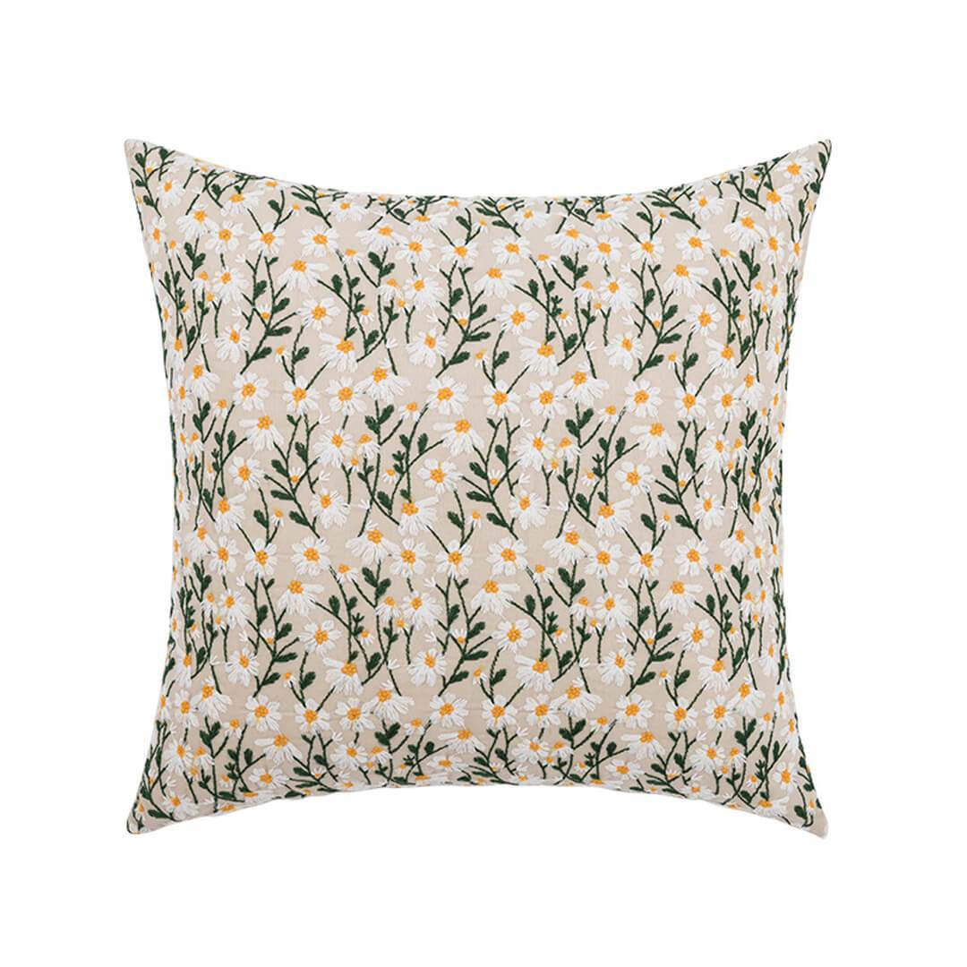 Embroidered Throw Pillow Covers