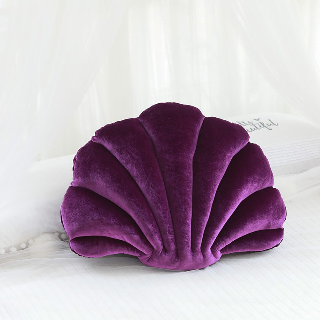 Almohada de felpa de concha